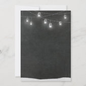 Winter Weihnachten Schnee Brautdusche Einladung (Rückseite)