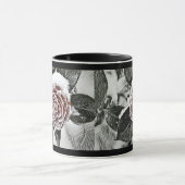 Winter, Weihnachten, Schnee, gefrorene Rose Zeichn Tasse (Zentrum)