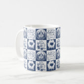 Winter Weihnachten Schnee Kaffeetasse (Vorderseite Links)