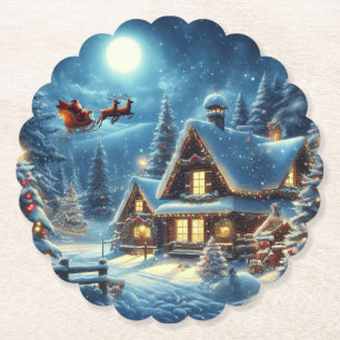 Winter/Weihnachten/Schnee Untersetzer