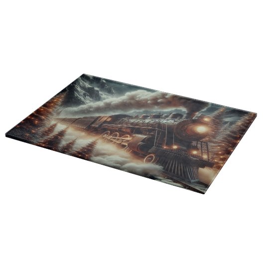 Winter/Weihnachten Schneidebrett (Ecke)