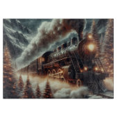 Winter/Weihnachten Schneidebrett (Vorderseite)