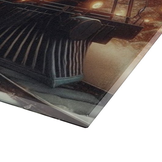 Winter/Weihnachten Schneidebrett (Ecke)