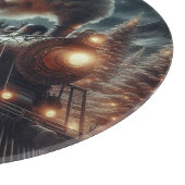 Winter/Weihnachten Schneidebrett (Ecke)