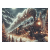 Winter/Weihnachten Tischdecke (Vorderseite (Horizontal))