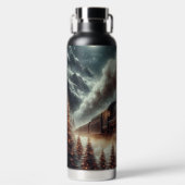 Winter/Weihnachten Trinkflasche (Vorderseite)