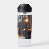 Winter/Weihnachten Trinkflasche (Rückseite)