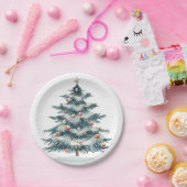 Winter, Weihnachten und Weihnachten Pappteller (Party)