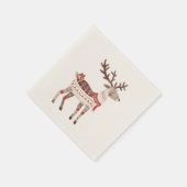 Winter, Weihnachten und Weihnachts-Feierlichkeiten Serviette (Ecke)