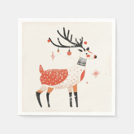 Winter, Weihnachten und Weihnachts-Feierlichkeiten Serviette