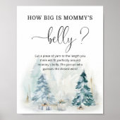 Winter Weihnachten wie groß ist das Bauernspiel de Poster (Vorne)