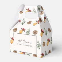 Winter Weihnachts Blume Pattern Kinderdusche