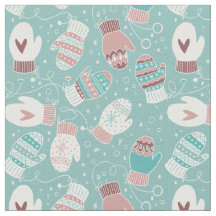 Winter Weihnachts Mittenmuster, Minze