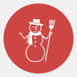 Winter Weihnachts Snowman Stickers