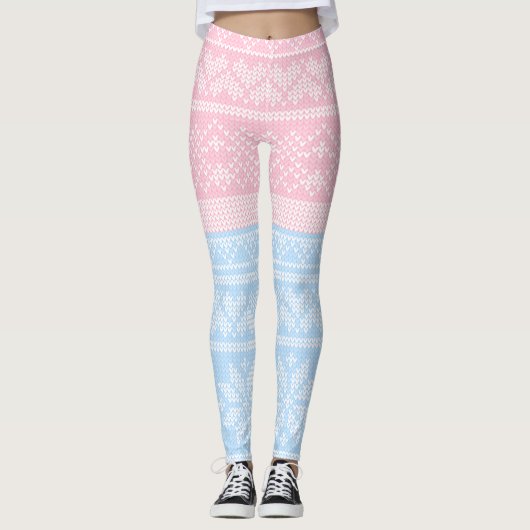 Winter Weihnachts-Weihnachtsgeschenk Leggings (Vorderseite)