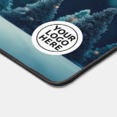 Winter Weihnachtsbaumen Schreibtisch Mat Mouse Pad Schreibtischunterlage (Ecke)