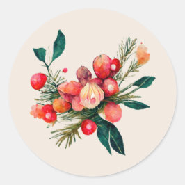 Winter, Weihnachtsbouquet, Stickers
