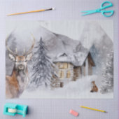 Winter-Weihnachtsdesign 1 Seidenpapier (Basteln)