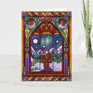 Winter-Weihnachtskarte Karte