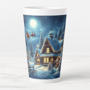 Winter/Weihnachtsmann/Weihnachten/Schnee Milchtasse