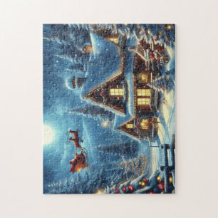 Winter/Weihnachtsmann/Weihnachten/Schnee Puzzle