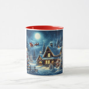 Winter/Weihnachtsmann/Weihnachten/Schnee Tasse