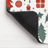 Winter Weihnachtsmaus Mousepad (Ecke)