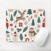 Winter Weihnachtsmaus Mousepad (Mit Mouse)