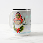 Winter/Weihnachtsstall Tasse (Vorderseite Links)