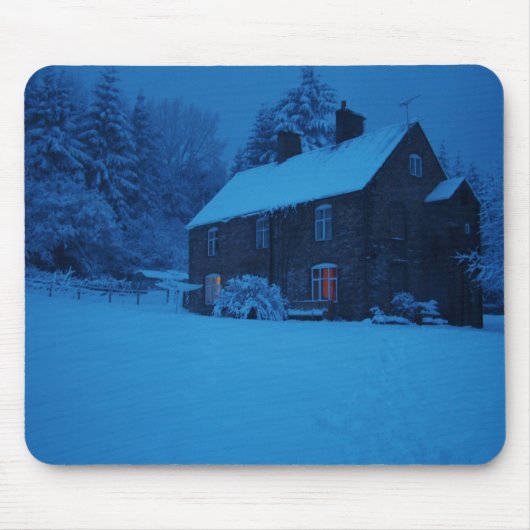 Winter, Weihnachtsszene Mousepad (Vorne)