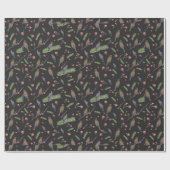 Winter-/Weihnachtswaschpapier Geschenkpapier (Flach)