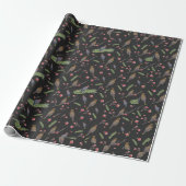 Winter-/Weihnachtswaschpapier Geschenkpapier (Ungerollt)
