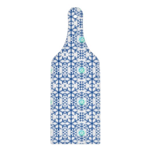 WINTER Weihnachtsweinpaddel Schneidebrett (Vorderseite)