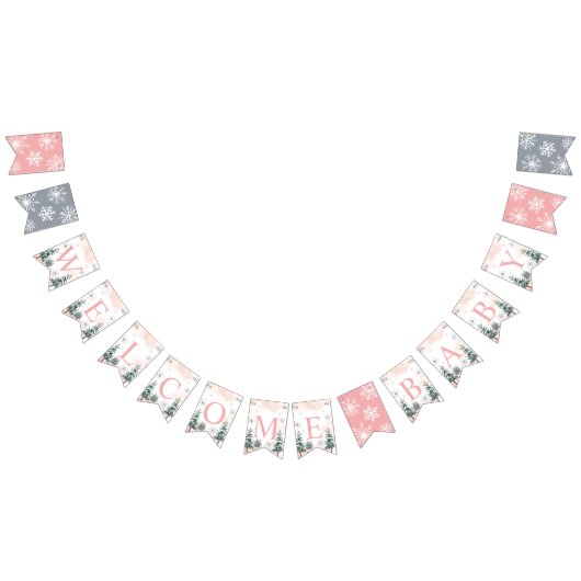 Winter Welcome Baby Wimpelkette (Alle)