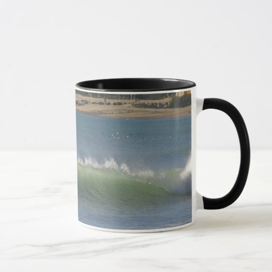 Winter-Wellen-Tasse Tasse (Rechts)