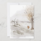 Winter Wer das Daddy Best Baby Shower Game kennt Einladung (Rückseite)