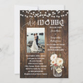 Winter Western We still do Wedding Anniversary Einladung (Vorderseite)