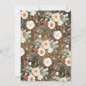 Winter Western We still do Wedding Anniversary Einladung (Rückseite)