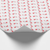 Winter Westie Geschenkpapier (Ecke)