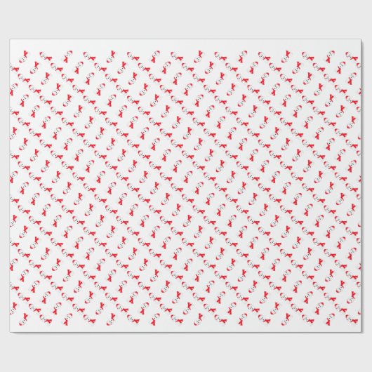 Winter Westie Geschenkpapier (Flach)