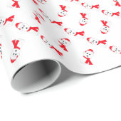 Winter Westie Geschenkpapier (Rolleneckpunkt)