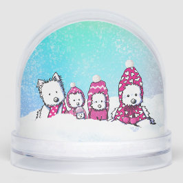 Winter Westies Snow Globe Schneekugeln