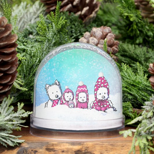 Winter Westies Snow Globe Schneekugeln (Winter)