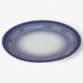 Winter Wheel of the Year Pappteller (Schrägansicht)