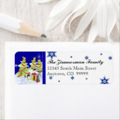 Winter Whimsy Niedlich Pinguin Babys in Snow Star (Insitu)