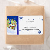 Winter Whimsy Niedlich Pinguin Babys in Snow Star (Insitu)