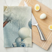 Winter Whimsy Snowman Geschirrtuch (Viertel Falte)