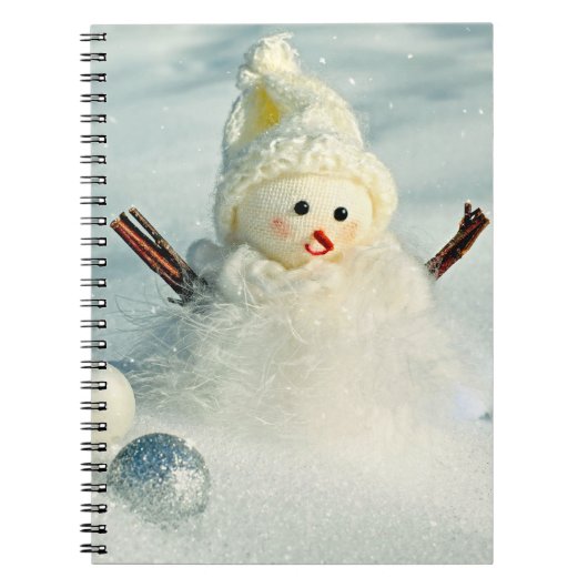 Winter Whimsy Snowman Notizblock (Vorderseite)