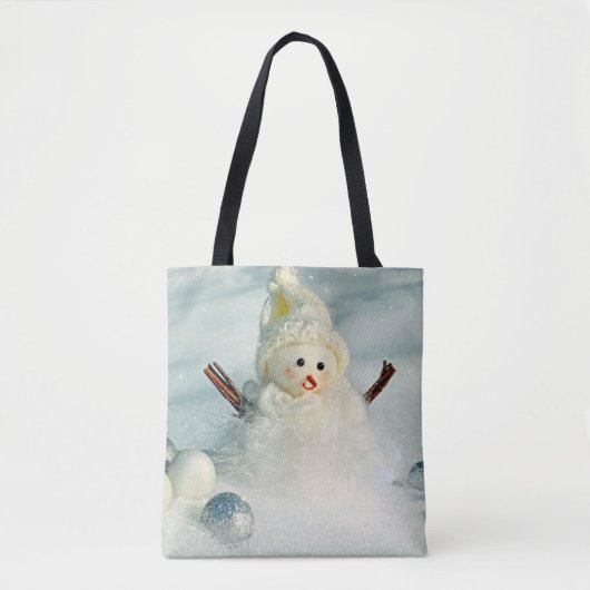 Winter Whimsy Snowman Tasche (Vorderseite)