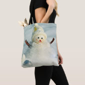 Winter Whimsy Snowman Tasche (Von Nahem)